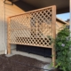 a cedar privacy screen